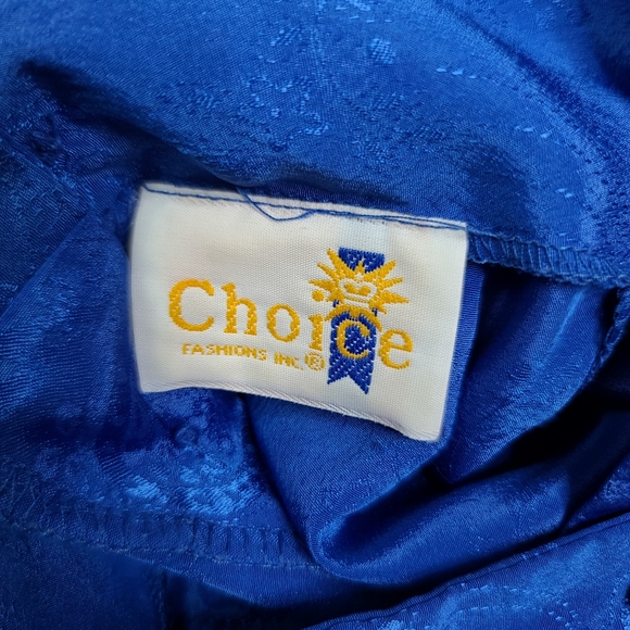 Vintage Ruffle Front Shoulder Pad Button Back 7/8 - Picture 7 of 12